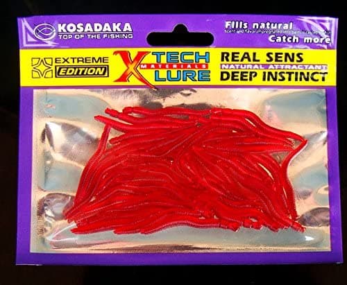 【オルルド釣具】 ソフトワーム ミミズ疑似餌