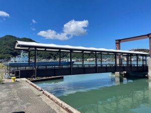 姫戸の船着場の写真